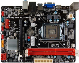 Tarjeta Madre Biostar micro ATX H81MHC, S-1150, Intel H81, HDMI, 16GB DDR3, para Intel 