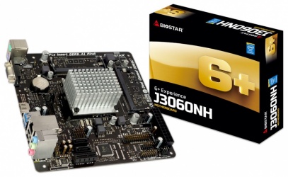 Tarjeta Madre Biostar mini ITX J3060NH, Intel Celeron J3060 Integrada, HDMI, 16GB DDR3L 