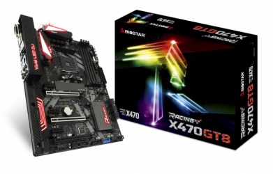 Tarjeta Madre Biostar ATX X470GT8, S-AM4, AMD X470, HDMI, 64GB DDR4 para AMD 