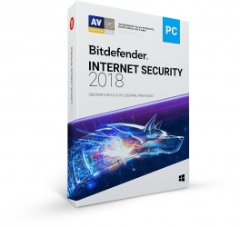Bitdefender Internet Security 2018, 1 Usuario, 1 Año, Windows 