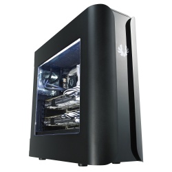 Gabinete BitFenix Pandora Core ATX con Ventana, Midi-Tower, ATX/Micro-ATX/Mini-ITX, USB 2.0, sin Fuente, 2 Ventiladores Instalados, Negro 