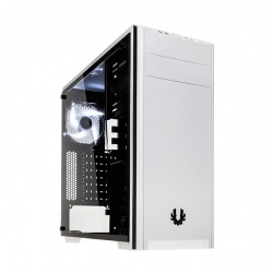 Gabinete BitFenix Nova TG con Ventana, Midi-Tower, ATX/Micro-ATX/Mini-ITX, USB 3.2, sin Fuente, Blanco 