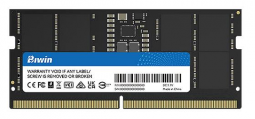 Memoria RAM para Laptop Biwin BD5SD16G56C46 DDR5, 5600MHz, 16GB, Non-ECC, CL46, 262-pin SO-DIMM 