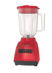 Black & Decker Licuadora BLBD210-RLA, 1.6 Litros, 550W, 5 Velocidades, Rojo 