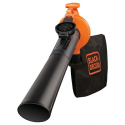Black & Decker Sopladora/Aspiradora BV25, 2.500W, 15.000 RPM, Naranja/Negro 