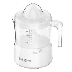 Black & Decker Exprimidor de Cítricos CJ650W, 1 Litro, 30W, Blanco  