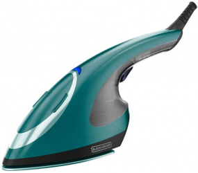 Black & Decker Plancha Vapor GS5012-0GDLA, 1.200W, 160ml, Negro/Verde 