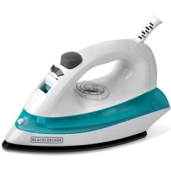 Black & Decker Plancha de Vapor IRBD100, 1100W, Azul/Blanco 