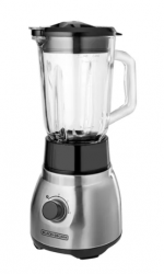 Black & Decker Licuadora L1650, 1.5 Litros, 750W, 2 Velocidades, Negro/Plata 