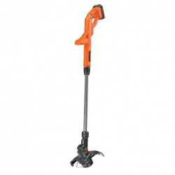 Black & Decker Desbrozadora LST201, 20V, 9000RPM, 25.4cm, Naranja - incluye Batería y Cargador 