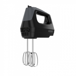 Black & Decker Batidora de Mano MX1515, 175W, 5 Velocidades, Negro/Gris 