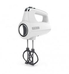 Black & Decker Batidora de Mano MX600W, 250W, 5 Velocidades, Blanco 