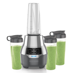 Black & Decker Licuadora PB2004G, 600W, 2 Velocidades, Gris 