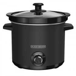 Black & Decker Olla de Cocción Lenta SC4004D, 4 Litros, 200W, Negro 