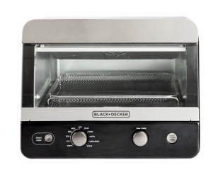 Black & Decker Horno Tostador con Freidora TOD6020B-LA, 1700W, Plata 