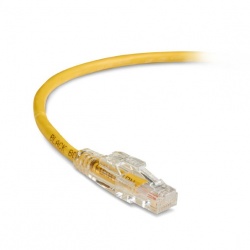 Black Box Cable Patch Cat5e UTP sin Enganches RJ-45 Macho - RJ-45 Macho, 7.5 Metros, Amarillo 