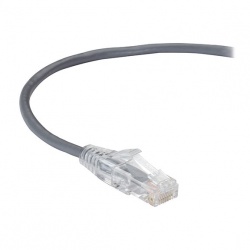 Black Box Cable Patch Cat6 UTP sin Enganches RJ-45 Macho - RJ-45 Macho, 2.1 Metros, Gris 