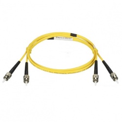 Black Box Cable Fibra Óptica Monomodo Dúplex LC Macho - LC Macho, 1 Metro, Amarillo 