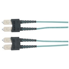 Black Box Cable Fibra Óptica Dúplex Multimodo SC Macho - SC Macho, 2 Metros, Azul 