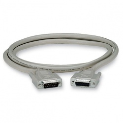 Black Box Cable VGA DB15 Macho - VGA DB15 Macho, 1.5 Metros, Blanco 
