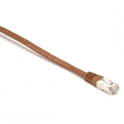 Black Box Cable Patch Cat6 FTP Moldeado RJ-45 Macho - RJ-45 Macho, 30cm, Marrón 