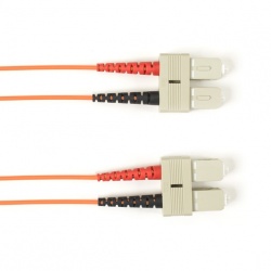Black Box Cable Fibra Óptica SC Macho - SC Macho, 3 Metros, Naranja 