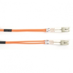 Black Box Cable Fibra Óptica OFC LC Macho - LC Macho, 2 Metros, Naranja 