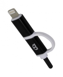 Blackpcs Cable CABLMLT-1 USB-A Macho - Lightning/Micro USB Macho, 1 Metro, Negro 