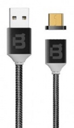 Blackpcs Cable USB A Macho - Lightning Macho Magnetico, 1 Metro, Negro 