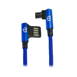 Blackpcs Cable USB-A Macho - Micro-USB B Macho, 1 Metro, Azul 