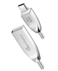 Blackpcs Cable USB-A Macho - Micro-USB B Macho, 1 Metro  