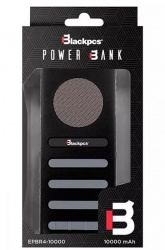 Cargador Portátil Blackpcs Power Bank Speaker, 10.000mAh, Gris 