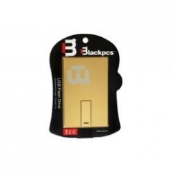 Memoria USB Blackpcs MU2105, 16GB, USB 2.0, Oro 