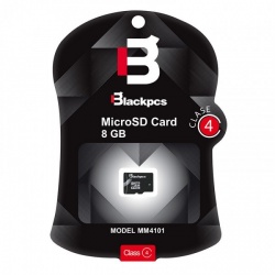 Memoria Flash Blackpcs MM410, 8GB MicroSD Clase 4, con Adaptador 