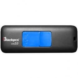 Memoria USB Blackpcs MU2101, 32GB, USB 2.0, Negro/Azul 