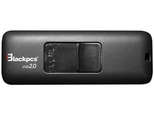 Memoria USB Blackpcs MU2101, 16GB, USB 2.0, Negro 