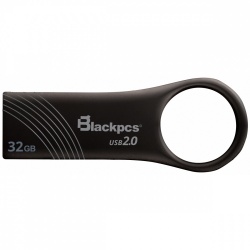 Memoria USB Blackpcs MU2102, 32GB, USB 2.0, Lectura 12MB/s, Escritura 4MB/s, Gris 