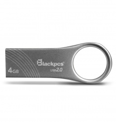 Memoria USB Blackpcs MU2102, 4GB, USB 2.0, Lectura 12MB/s, Escritura 4MB/s, Plata 