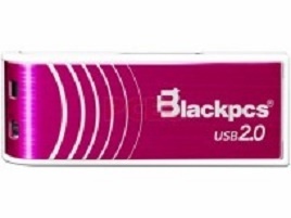 Memoria USB Blackpcs MU2103, 16GB, USB 2.0, Rosa 
