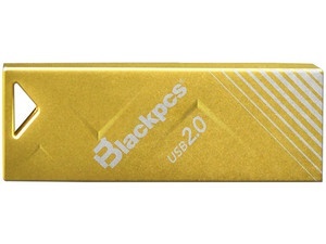 Memoria USB Blackpcs MU2104, 8GB, USB 2.0, Oro 