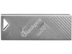 Memoria USB Blackpcs MU2104, 128GB, USB 2.0, Plata 