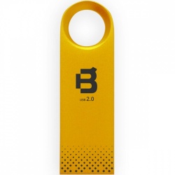 Memoria USB Blackpcs MU2108, 16GB, USB 2.0, Dorado 