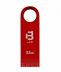 Memoria USB Blackpcs MU2108R-32, 32GB, USB 2.0, Rojo 