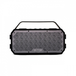 Blogy Bocina Powerbox, Alámbrico/Inalámbrico, Negro/Gris - Resistente al Agua 