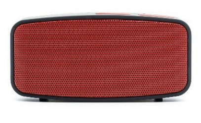 Blogy Bocina Portátil BLG-SP-IS254, Bluetooth, Alámbrico/Inalámbrico, Negro/Rojo 