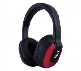 Blux Audífonos DJ AP-072, Bluetooth, Inalámbrico, Negro/Rojo 