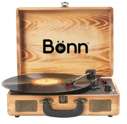 Tocadiscos Bluetooth Tipo Maletín Portátil Bonn 