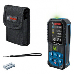 Bosch Medidor de Distancias GLM 50-27 CG, hasta 50 Metros, Negro/Azul 
