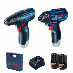 Bosch Taladro de Batería GSR 120-LI, Inalámbrico, 3/8