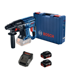 Bosch Rotomartillo de Batería GBH 180-LI, Inalámbrico, 18V, Negro/Azul 